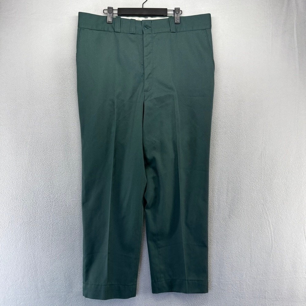 Vintage Big Mac Pants Men's Fits 38x29 Green Twill Chino Work  Scovill 70s 80s